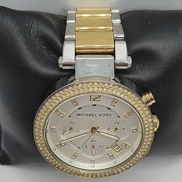 Michael Kors MK5626 Womens Stainless Steel Analog Silver Dial Quartz Watch BC769 - Picture 4 of 10